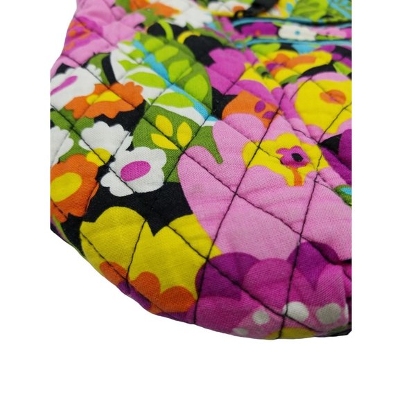 Vera Bradley Purse Va Va Bloom Colorful Floral Print Fabric Quilted Cross Body - Picture 14 of 15